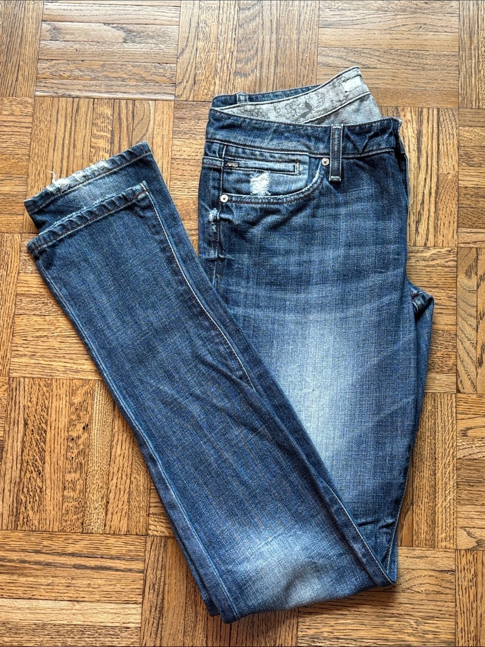 Joe's Jeans Women's Skinny Washed Blue Denim